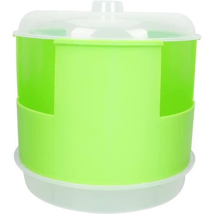 Plateau De Culture/Plantation Pour Serre Ou Intérieur - 58 X 45 X 12 Cm (Profondeur 11 Cm) - Plastique Noir Résistant - 8