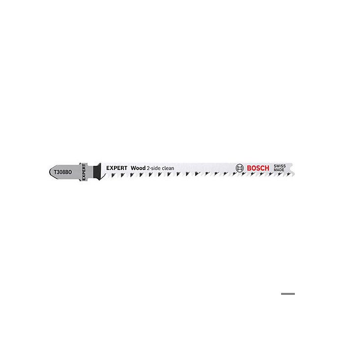 Bosch EXPERT 2608900555 EXPERT Lame de scie sauteuse T308BO 5pcs Wood 2 side clean - vue 2