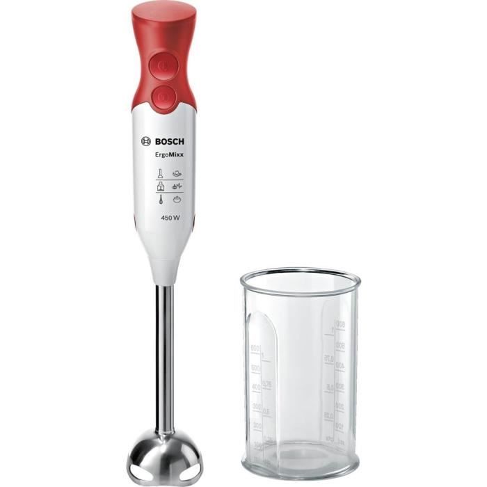 Mixeur Plongeant Électrique Rechargeable - Avec Accessoires Pour Fouetter, Hacher, Mixer - 23W, Batterie 800mAh - Idéal Pour Sauces Et Préparations - 10