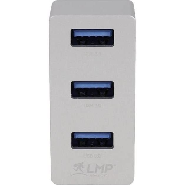 LMP Tiny Hub 3 Porte USB-A Per IMac 24" M1 (2021) - Alloggiamento In Alluminio, Argento, Adesivo Nanopolimero - 3