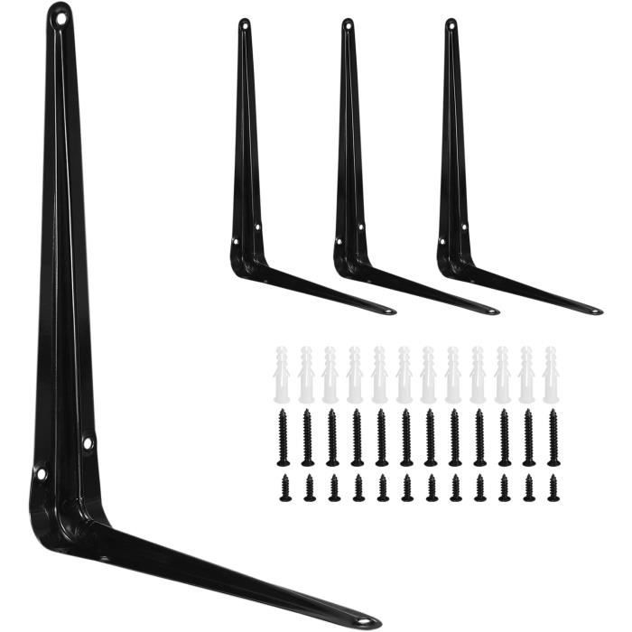 6 Pièces Support Etagere Triangle, 14 X 13 Cm Supports D