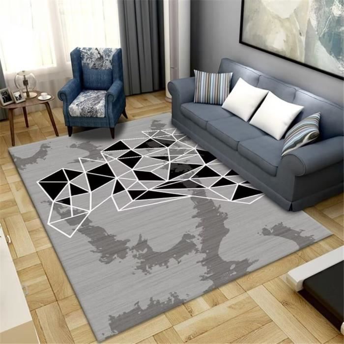 Tapis Jeu Enfant Rond 80cm - Turquoise - Lavable - Doudou Modern Pastel