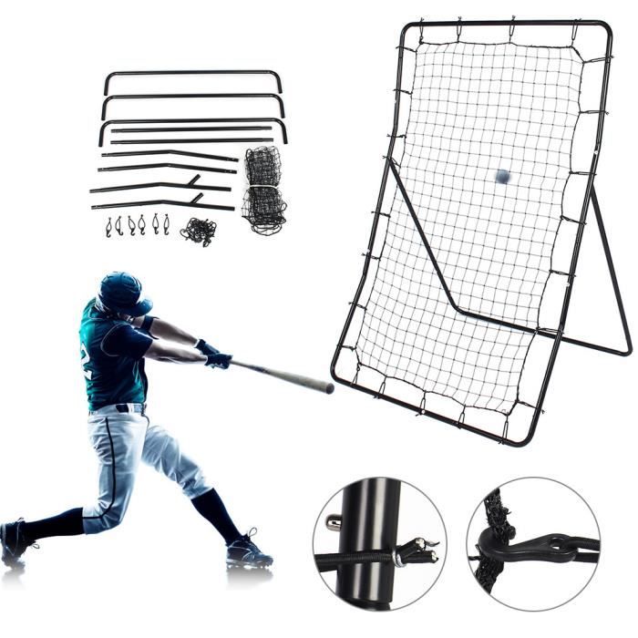 Cible De Lancer Baseball - Filet Réglable 50x50 Cm - Entraînement Frappe Et Précision