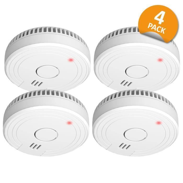 Fire Angel ST-622-DE P-Line Thermoptek Lot de 3 détecteurs de fumée Blanc