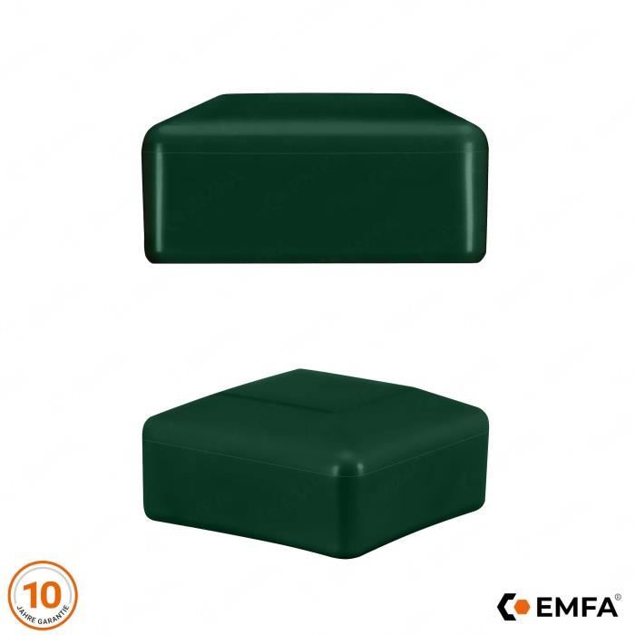 Capuchon Pour Poteau Carré 100x100 Mm Anthracite 5 Pièces