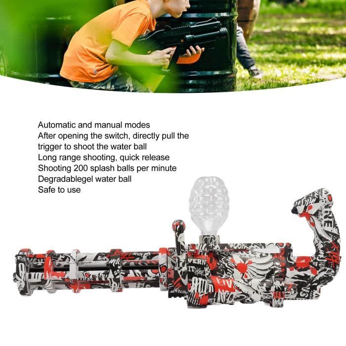 Gel Blaster MK7 Marron – Pistolet Électrique Automatique 20 000 Billes + Lunettes – FunBlasters
