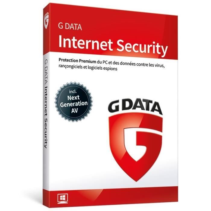 G Data Internet Security 2018 2 2 G DATA Internet Security 2018 (3 PC - 1 an) - Cdiscount Informatique