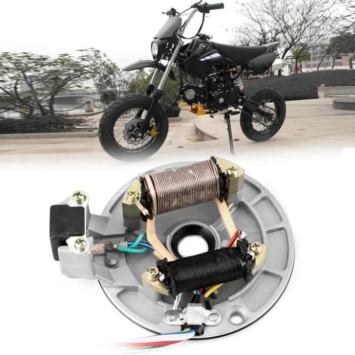 Fanguo-Rotor de bobine d'allumage de magnéto de ramassage de plaque de stator JH70 Dirt Bike 70cc 90cc 110cc 125cc HB057