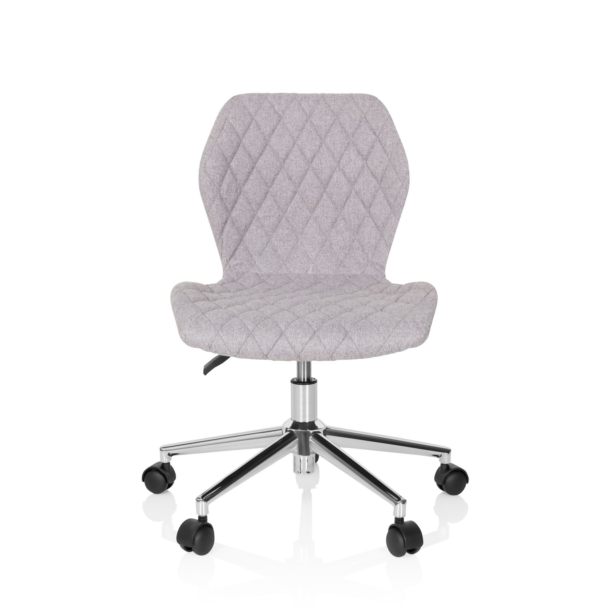 chaise de bureau / chaise d'enfant pour enfants joy ii tissu gris clair hjh office