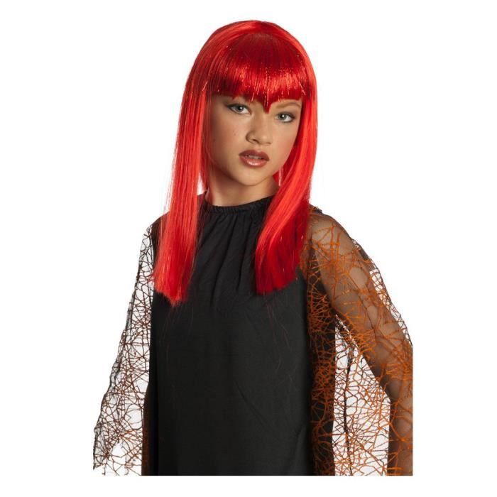 perruque rouge enfant