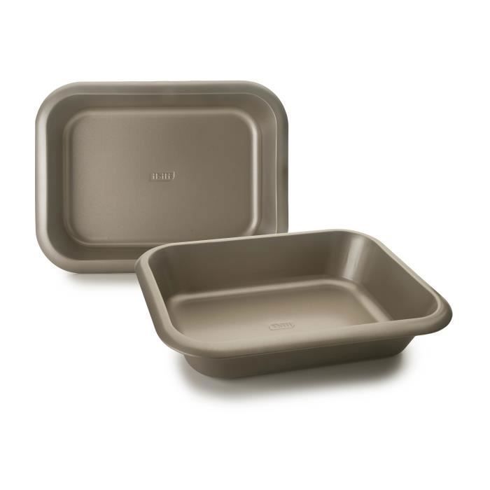 IBILI 840935 Golden Class Plat à Rôtir Acier Gris 35 x 25 x 6 cm