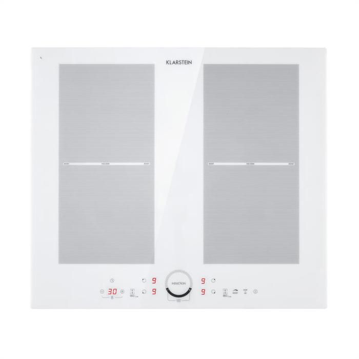 Table de cuisson - Delicatessa 60 - Plaque vitroc&eacute;ralique - 7000W - Minuterie - Blanc