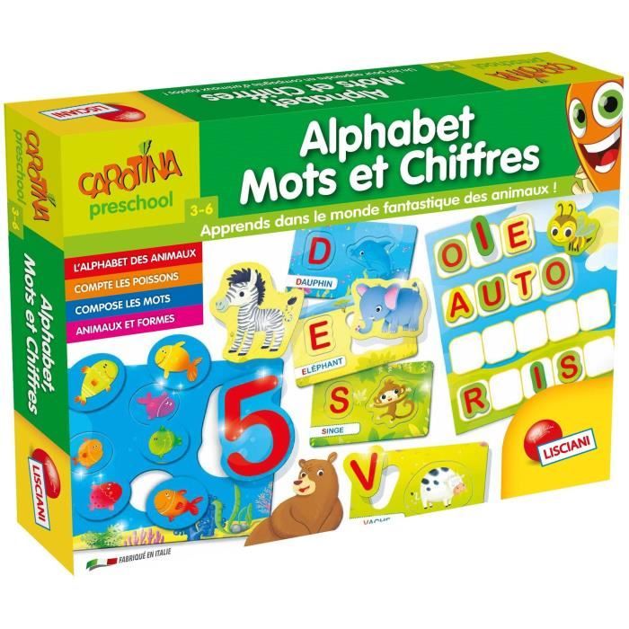 Lisciani Carotina Maxi – Spiel Zum Entdecken Von Tieren & Lebensräumen, Fördert Logik & Kreativität Für Kinder