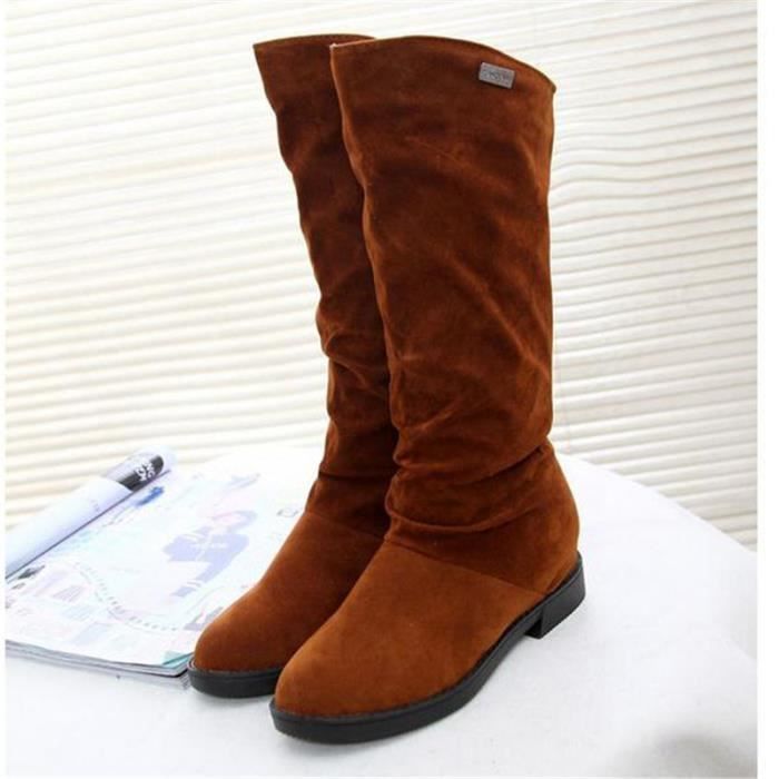 chaussure en daim femme talon