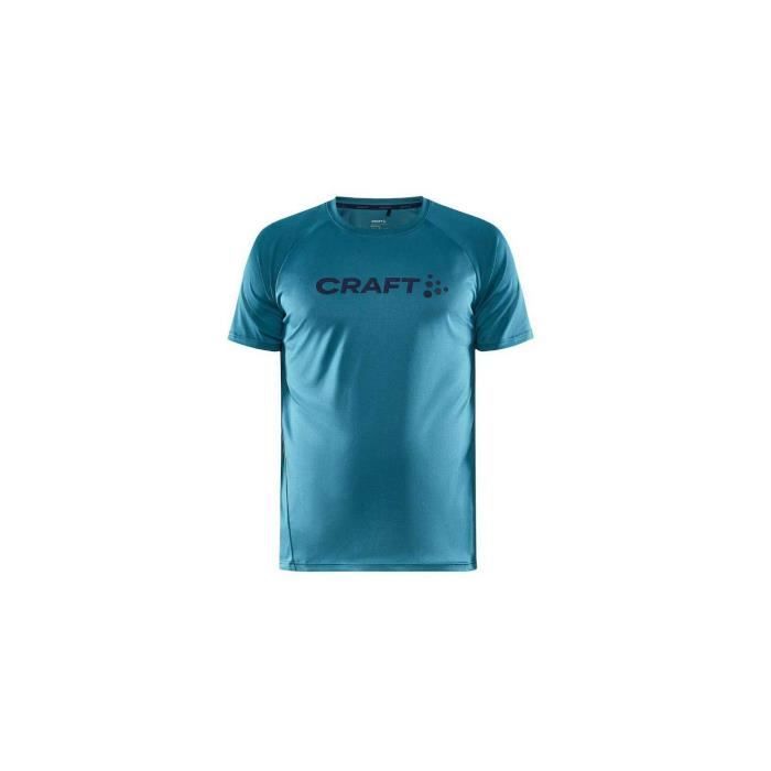 T-Shirt Running Homme Craft Essence Logo Tee Bleu AH 2022 - Respirant -  Manches courtes Bleu - Cdiscount Sport