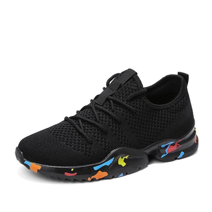 basket noires homme chic