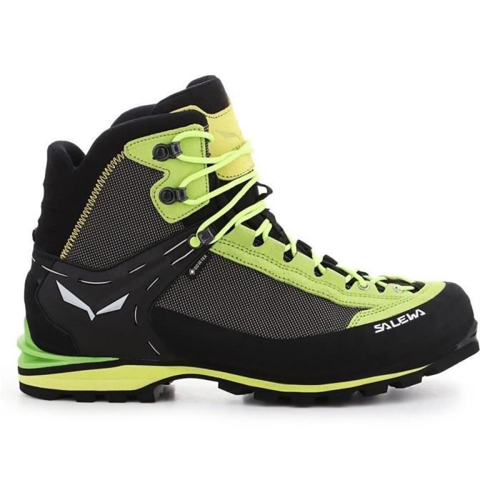 Chaussure de randonnée - Salewa - MS Crow Gtx - Noir / jaune - Homme Chaussure de randonnée - Salewa - MS Crow Gtx - Noir / jaune - Homme