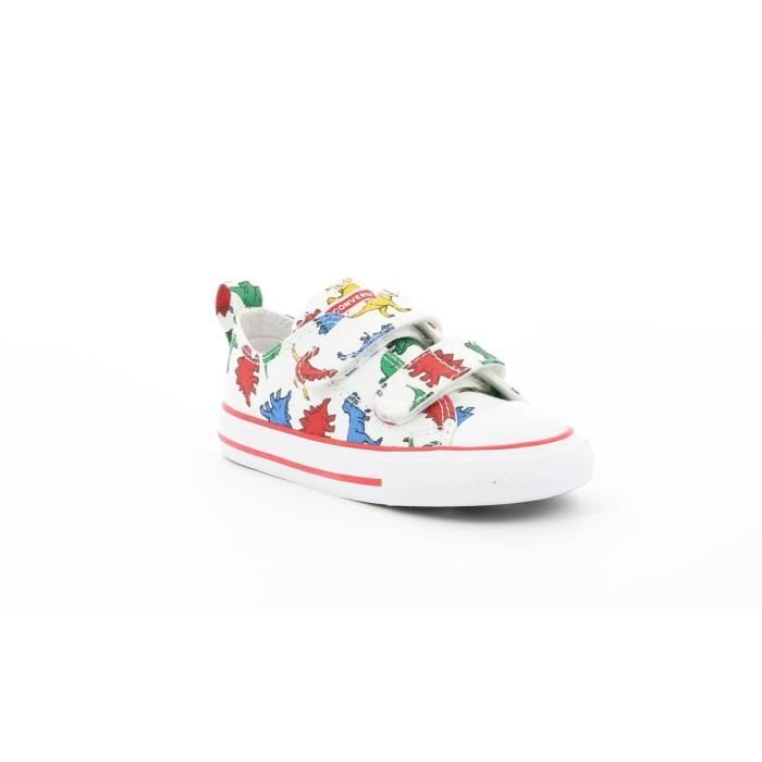 converse multicolore basse