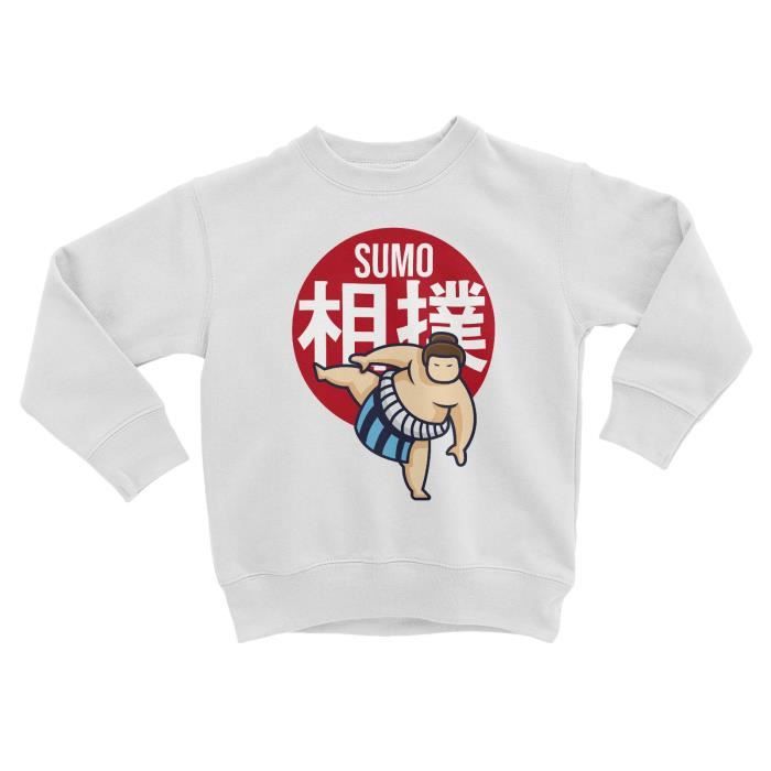 Sweat Enfant Hokusai Grande Vague – Sweatshirt Japon Culture Asie, 50% Coton 50% Polyester, Imprimé France Qualité Premium
