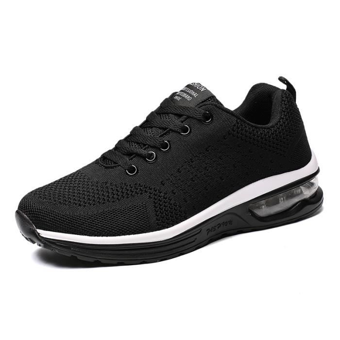 INSFITY Baskets Adulte Homme-Femme Noir INSFITY - Aéré Sport Confortable Casual