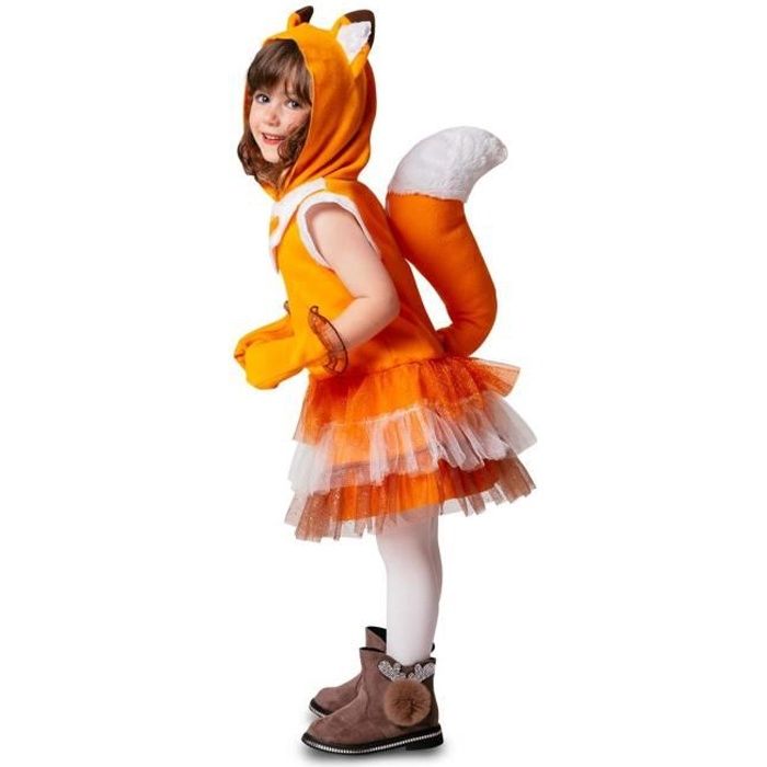 Déguisement - MOM - Renard - Taille 3-4 ans - Orange - Intérieur