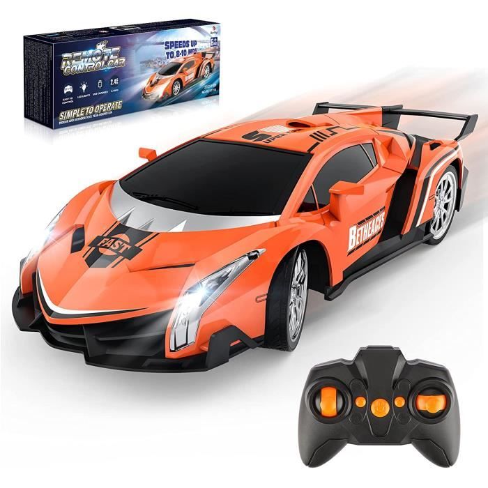 Voiture RC Enfant – 360° Stunts – 2 Batteries 1200mAh – 2.4 GHz – 30 M – ABS – Cadeau 3-10 Ans Fille Garçon