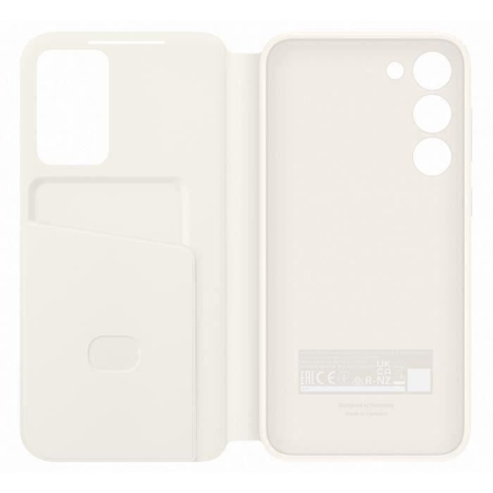 Etui S23+ Smart View porte carte Creme - vue 4