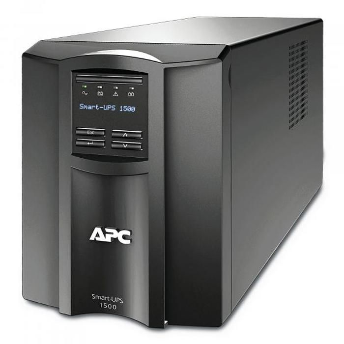 APC Onduleur ligne interactive by Schneider Electric Smart-UPS SMT1500C – 144 kVA/1 kW – Tour – 3 H Recharge – 7 minutes