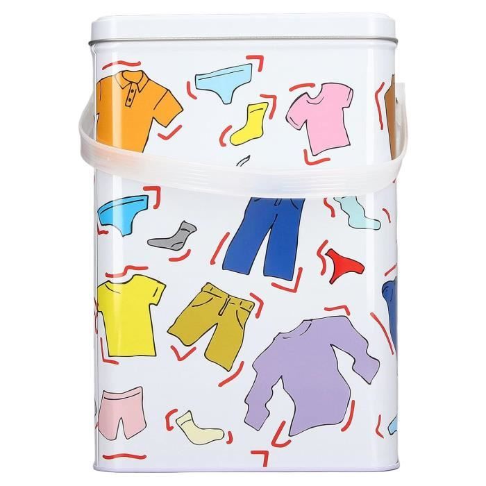 Lot De 2 Boîtes Capsules Lessive En Acrylique - Organisateur Buanderie Transparent Empilable