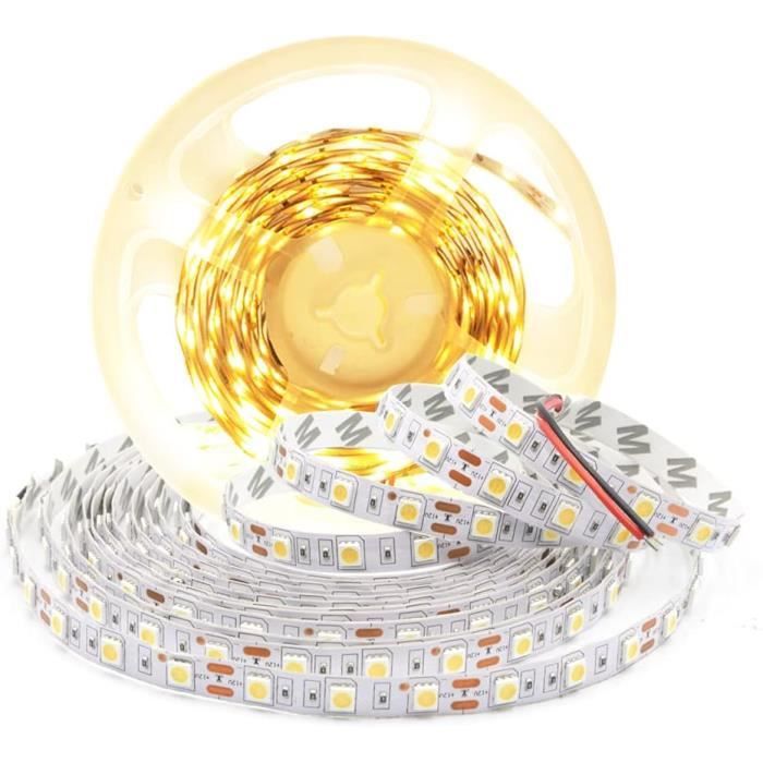 Arotelicht LED Strip RGBW 24V 120LEDs/M Super Bright 5050SMD RGB Warm White (2700K-3000K) 4 Colors in 1 LED Strip Self-Adhesive IP20 Non Waterproof LED Light Strip Light Strip Strip for Decoration