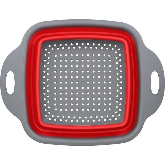 Passoire Pliable Westmark - Diamètre 18,5 Cm, Rouge/Anthracite | Pour Camping, Tiny House, Lavable