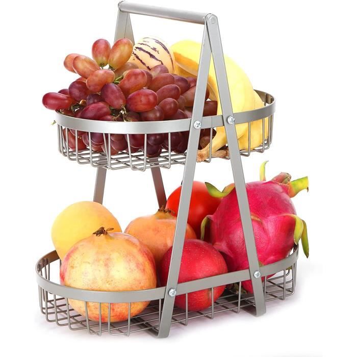 Corbeille À Fruits À 4 Étages - Panier À Légumes En Métal - Panier De