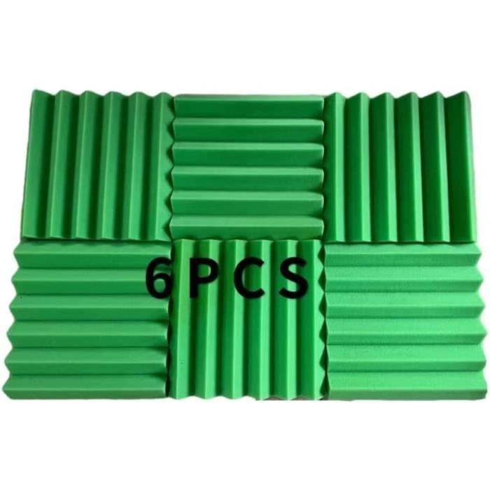 Lot De 96 Panneaux Acoustiques En Mousse Noire - 30,5 X 30,5 Cm, Isolation Studio, Home Studio, Bureau - 7
