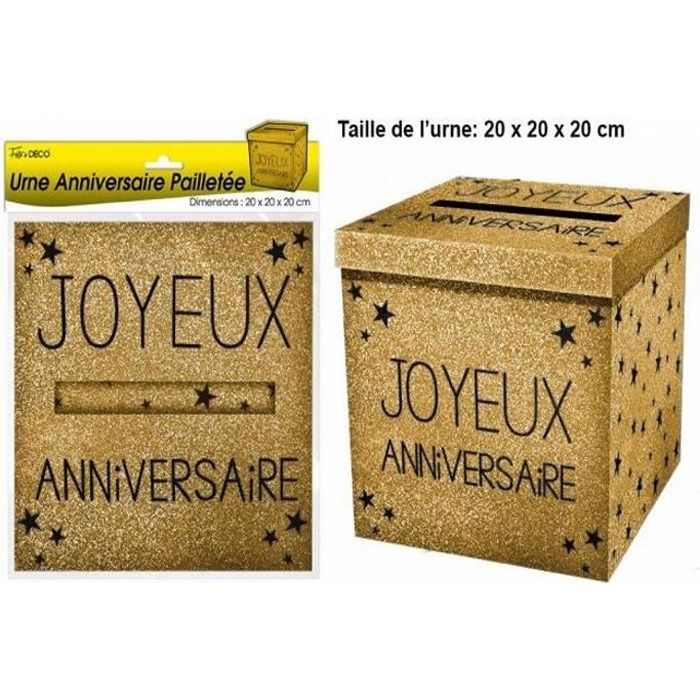 Urne Anniversaire Cdiscount