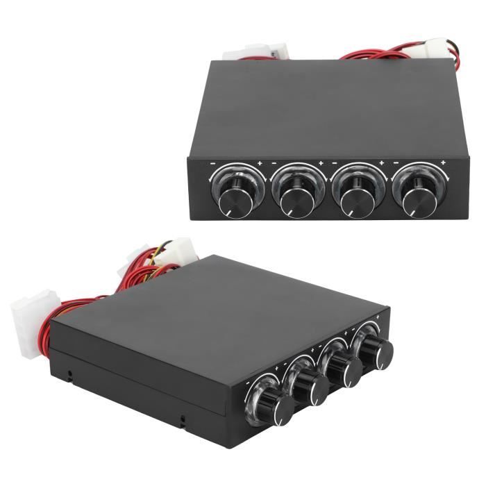 Contrôleur de ventilateur – TBEST – 33C04-RTK – Réduction du bruit – PWM – 4 groupes de ventilateurs