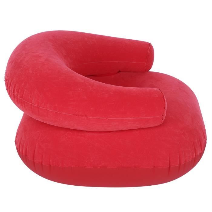 yid chaise gonflable chaise longue gonflable, canapé de loisirs pvc + canapé gonflable de flocage, ergonomique piscine jardin