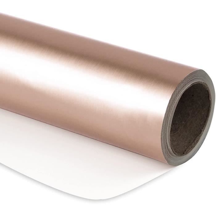 Rouleau Papier Cadeau RUSPEPA - Rose Nacré, 43.2cm X 10m, Pour Fêtes