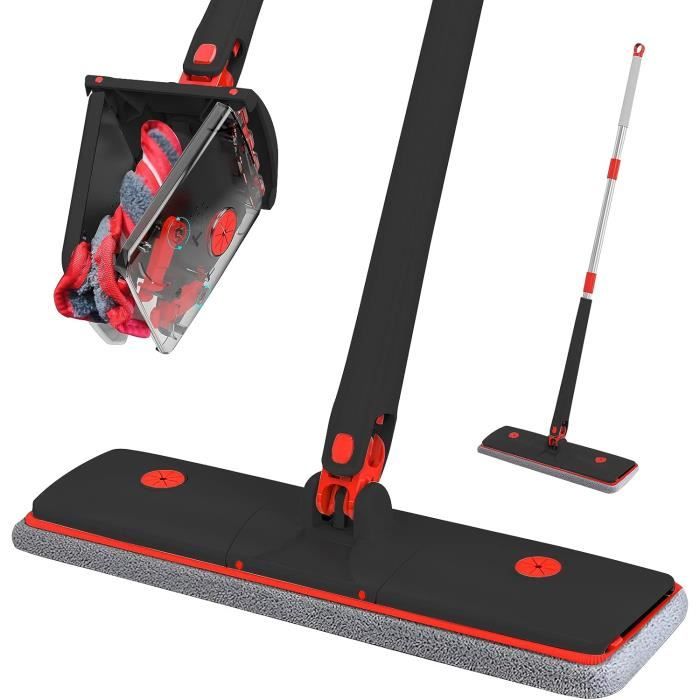 Mini Serpillère De Bureau Avec Essorage - Pour Surfaces Lisses, Carrelage, Voiture - Compacte - 2