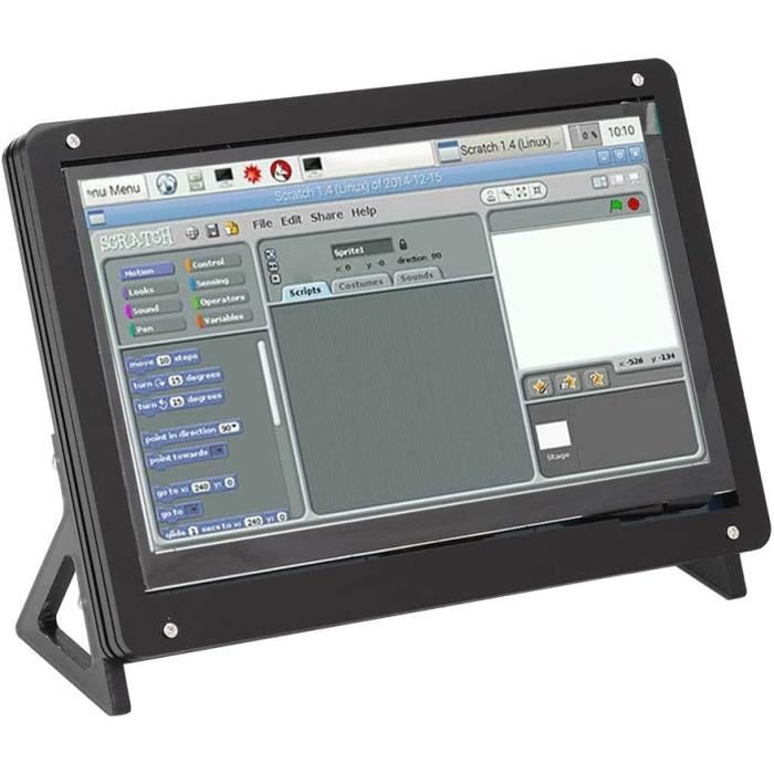 KKSB Boîtier pour Raspberry Pi 4 et Raspberry Pi 7 Écran tactile