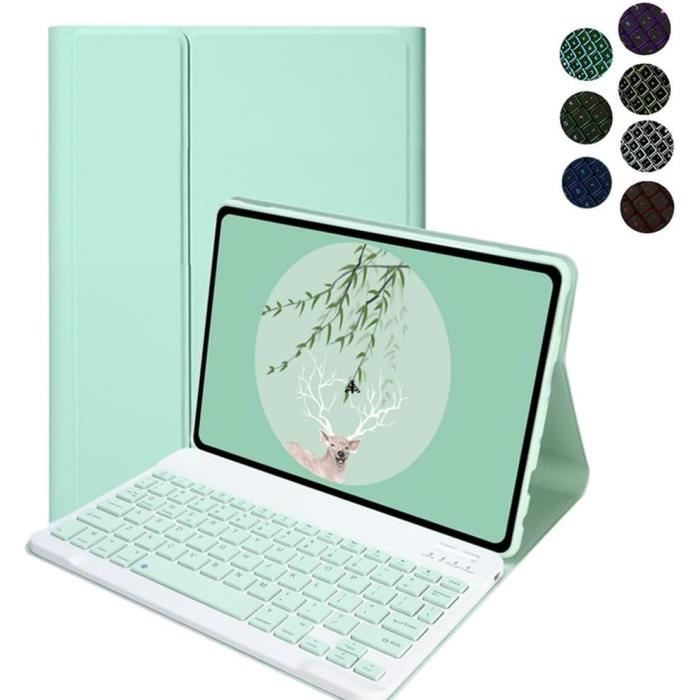 Étui Avec Clavier Bluetooth Pour Xiaomi Redmi Pad SE 11 (2023) - Disposition QWERTZ Allemande, Amovible, Vert