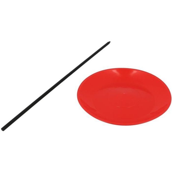 Assiette De Jonglerie + Bâton Bois Tremblay - Pour Débutants Et Pros