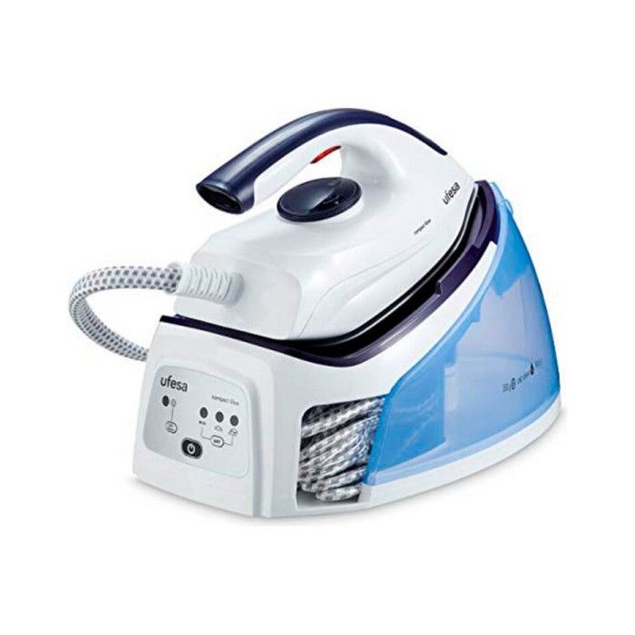 Ufesa PV0500 Fer à Repasser Vapeur Voyage 1100W Bivoltage Semelle Inox Poignée Pliable
