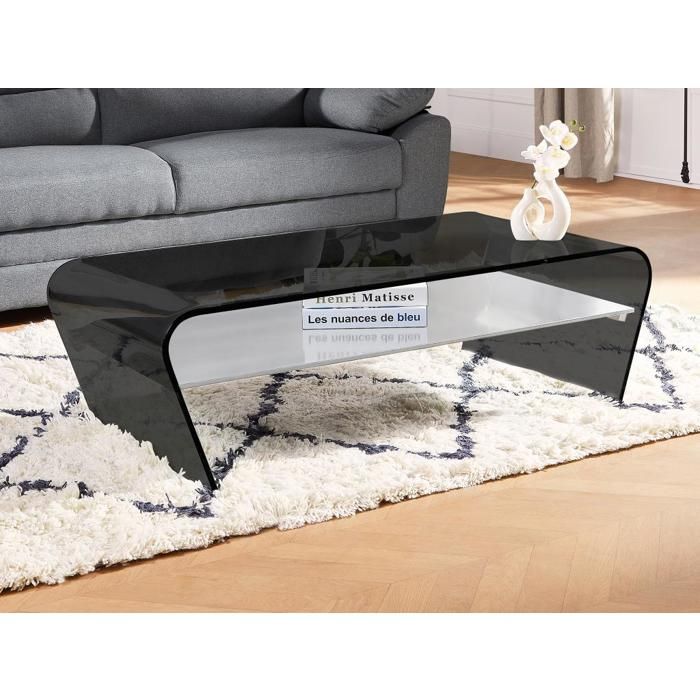 Table Basse Zorro La Chance Gris Noir Made In Design
