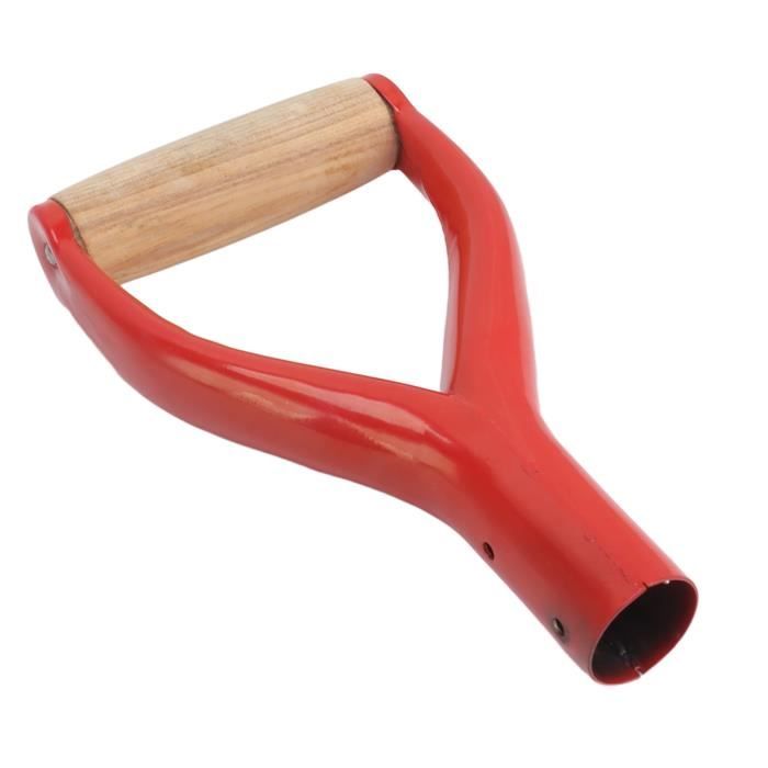 Manche Pelle En Bois Avec Poignée Y - Diamètre Intérieur 3.1cm - Pour Outils Jardin - Remplacement Ergonomique