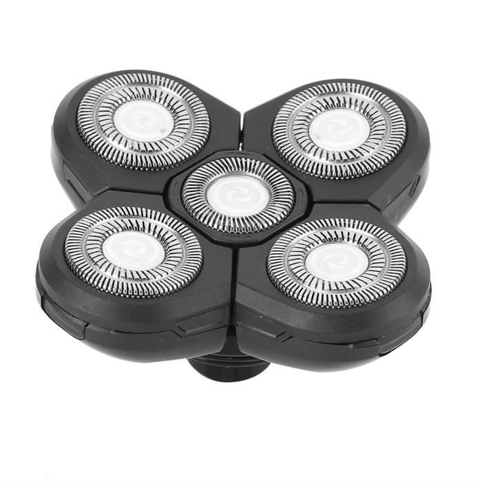 Tête de rasoir - VINGVO - 5 lames - Étanche - Compatible avec rasoirs électriques - Durable