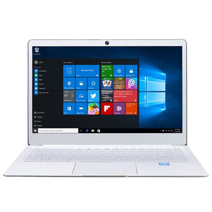 YONIS Windows 11 Intel Quad Core Ordinateur14 pouces 8Go+512Go Argent