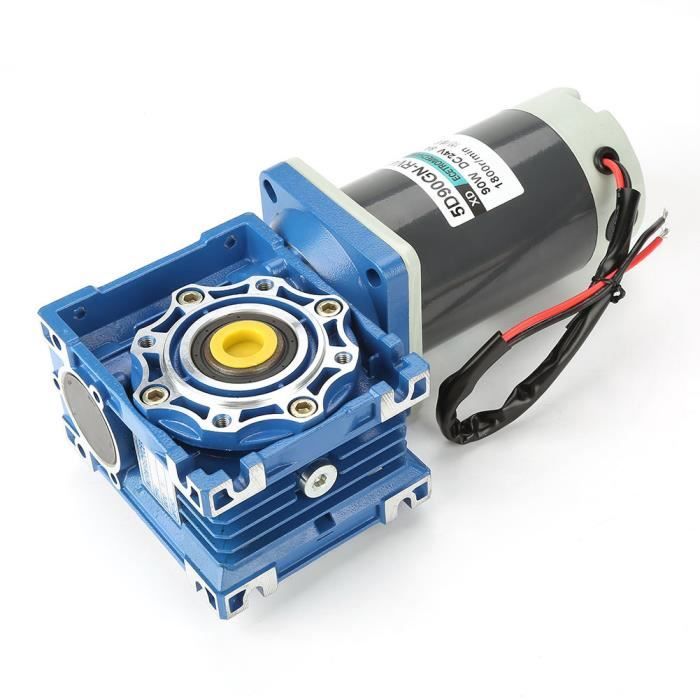 Motoréducteur DC 120W RV40 - 12V/24V à Vis Sans Fin 15:1 | Verrouillage Automatique Pour Portails Et Treuils