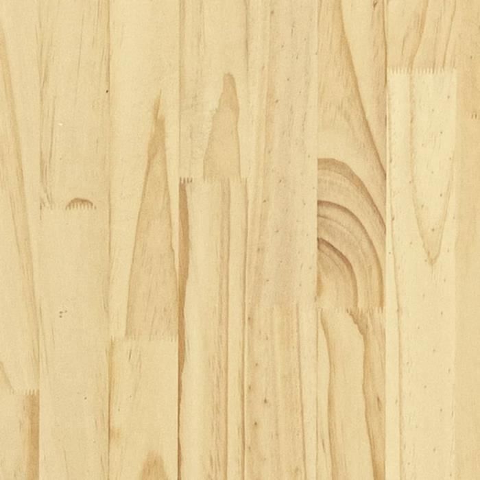 bibliothèque en bois de pin massif à 4 niveaux - yosoo - dx1103 - marron - 60x30x140 cm