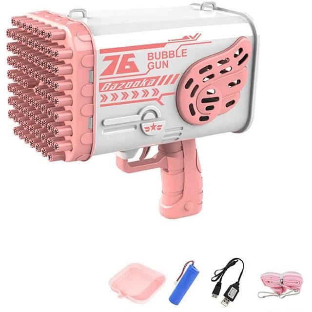 Sitodier Pistolet à Bulles pour Enfants, M416 Machine à Bulles avec Sitodier Pistolet à Bulles pour Enfants, M416 Machine à Bulles avec