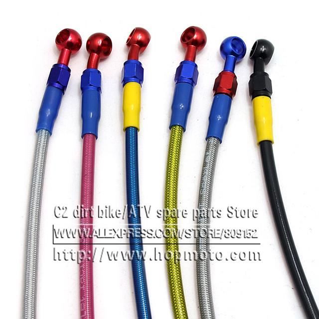 Câble De Frein Vélo Coloré 5mm - 8 Couleurs Au Choix, Avec Ferrules, Pour Vélo De Route